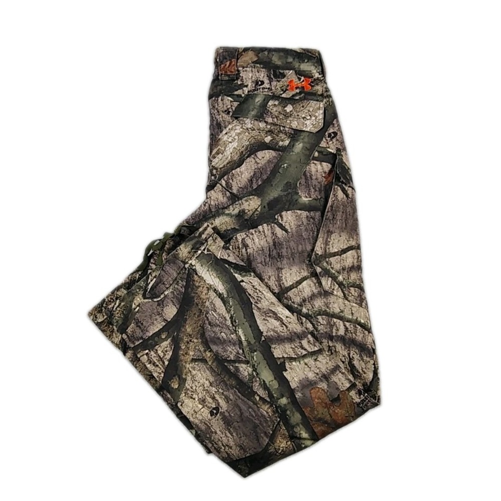 Under Armour Mossy Oak Treestand Camouflage Camo Hunt Camp Pants Mens 32X32 - Picture 7 of 16